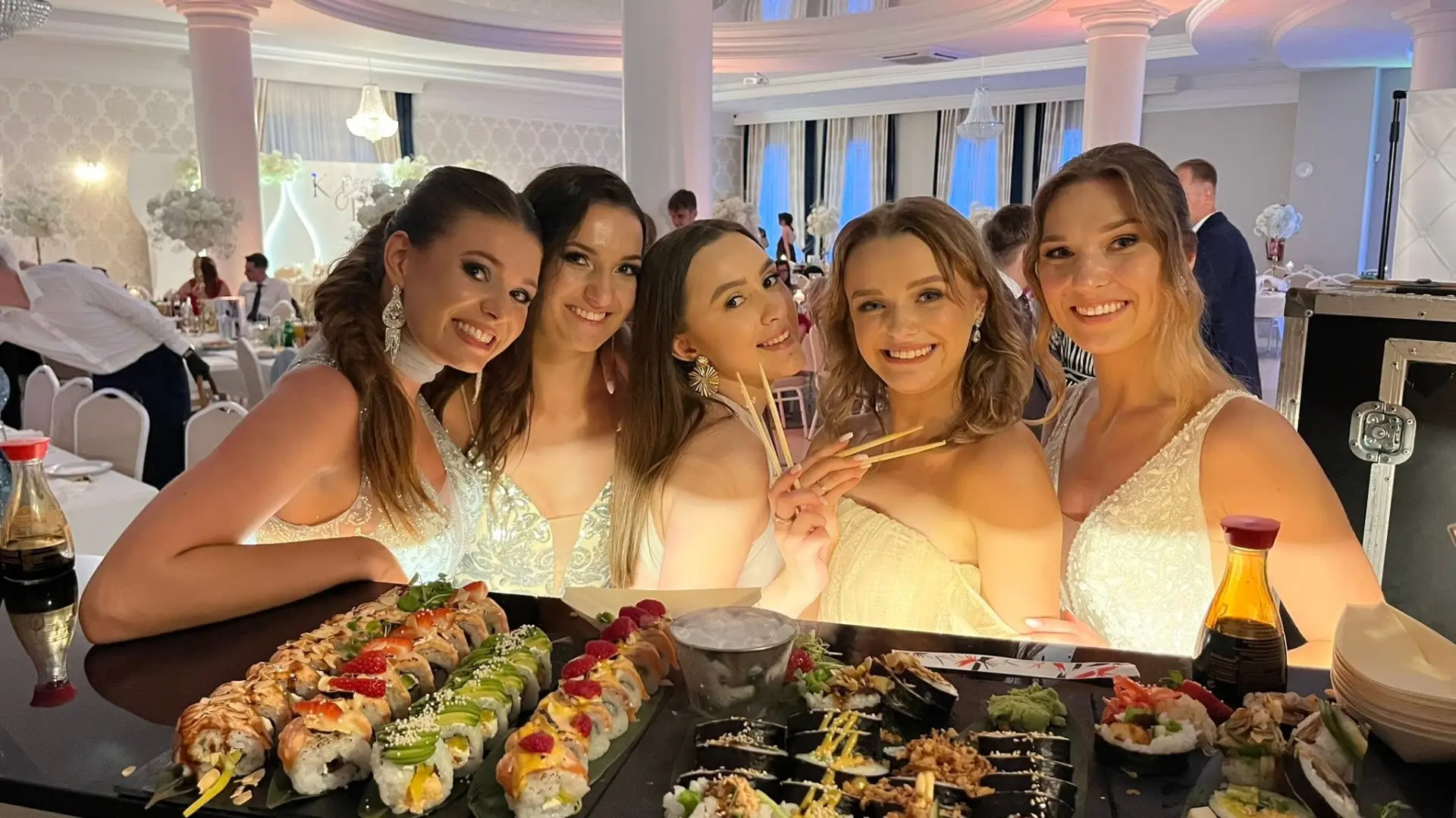 Wesela z mobilnym barem sushi