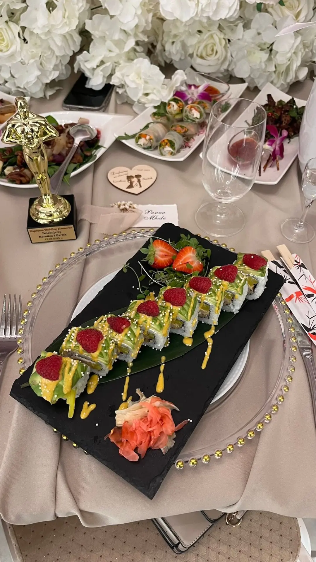 Poprawiny z mobilnym barem sushi